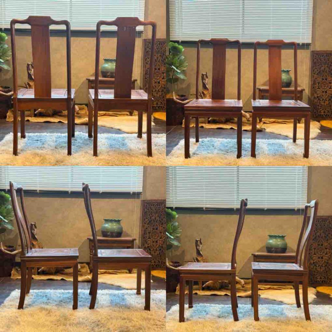 唐木　花梨　8人掛け　エクステンションテーブル　ダイニングセット　IIR