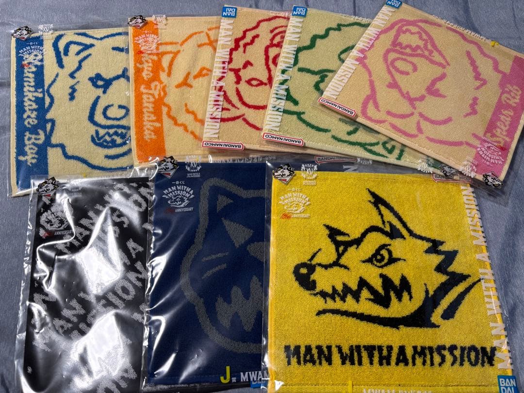 マンウィズ　一番くじ　セミコンプ　セット　フェイスクッション　フェイスマグネット