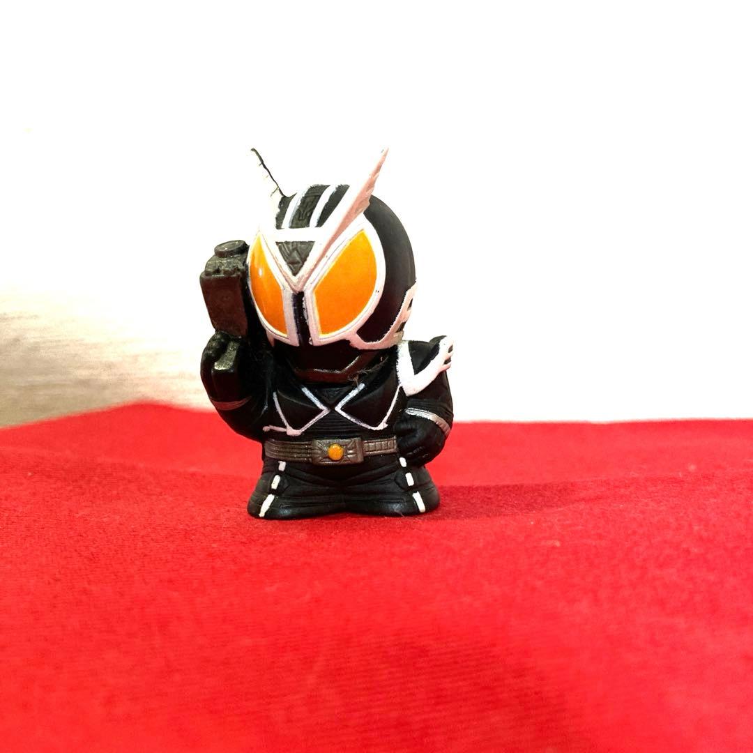 仮面ライダーデルタ 三原 北崎 フィギュア 当時物 SHF 真骨彫 希少 白黒