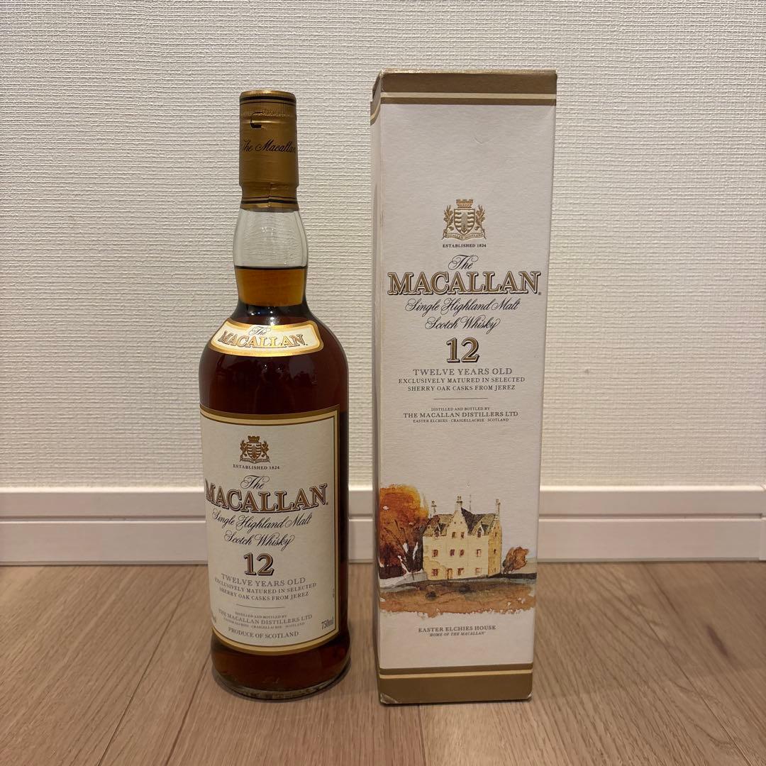 The Macallan 12年 スコッチウイスキー 箱入り