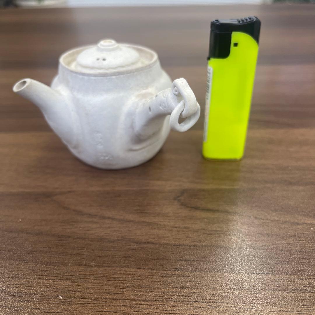 型万古　急須　白万古　萬古焼