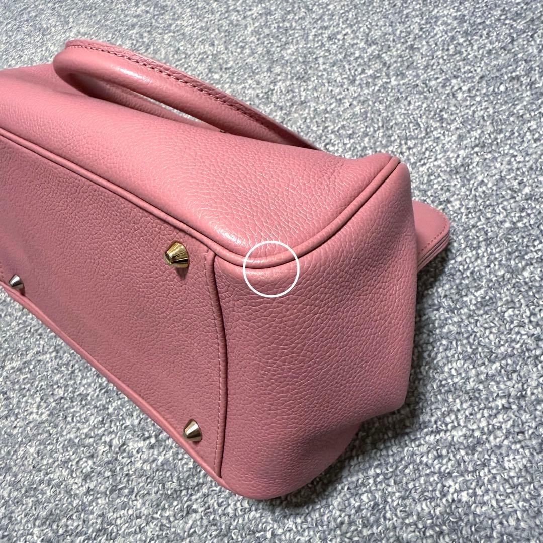 【美品】MORABITO モラビト カーフレザー ミニボストン