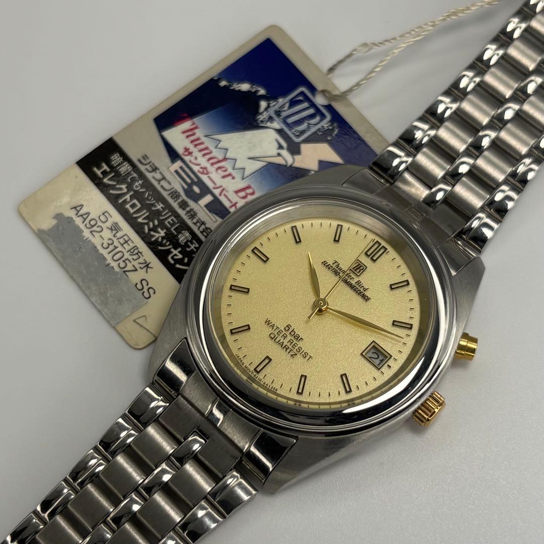 未使用品 CITIZEN シチズン サンダーバード クォーツ腕時計 電池交換済