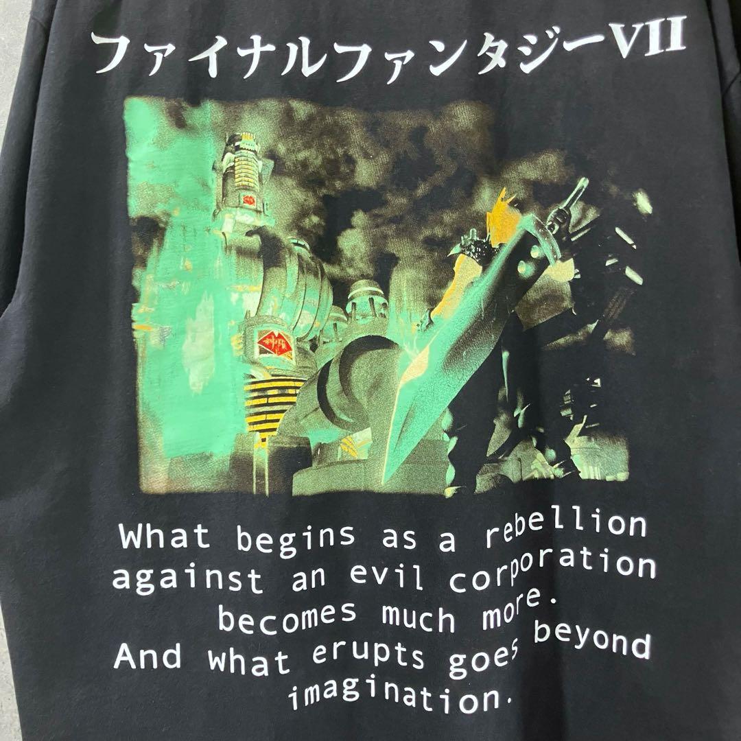 【XL】ファイナルファンタジー7 FF7 両面 アニメ ゲーム Tシャツ
