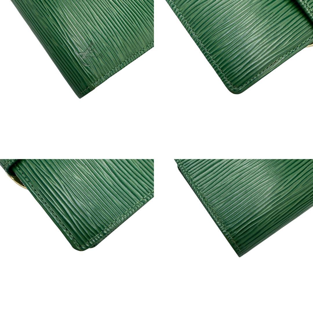 【極美品】ルイヴィトン エピ 緑 ポルトフォイユ ヴィエノワ がま口財布