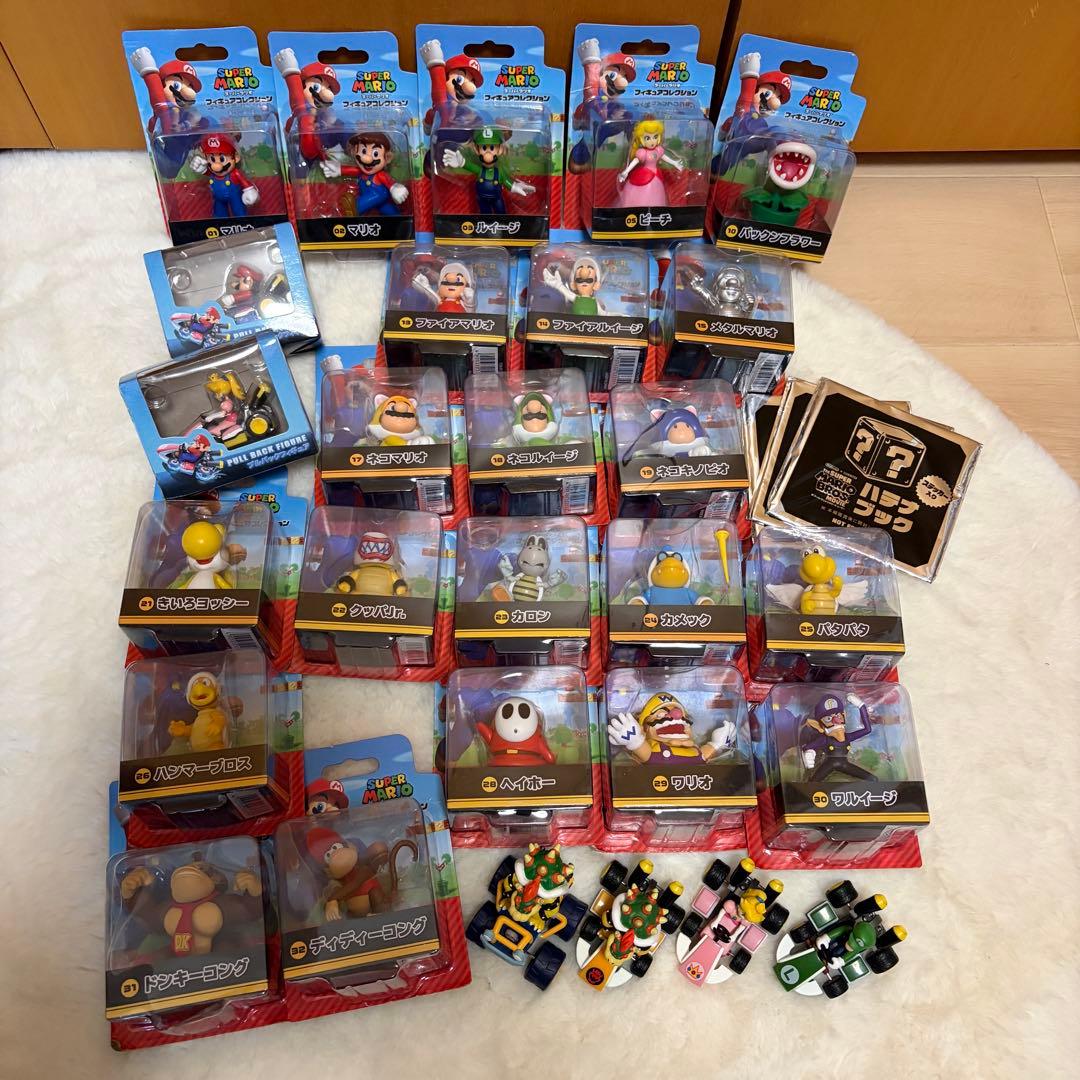 スーパーマリオフィギュアコレクション、プルバックフィギュアなど　31点セット