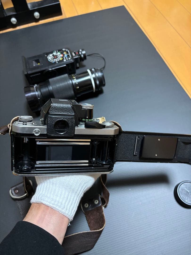 Nikon f2 フィルム一眼レフ　望遠レンズ
