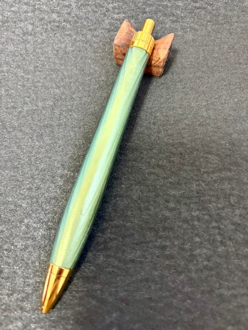 金木犀 【翠煙】杉 浮造り国産漆錫 受注生産品 春日杉ボールペン