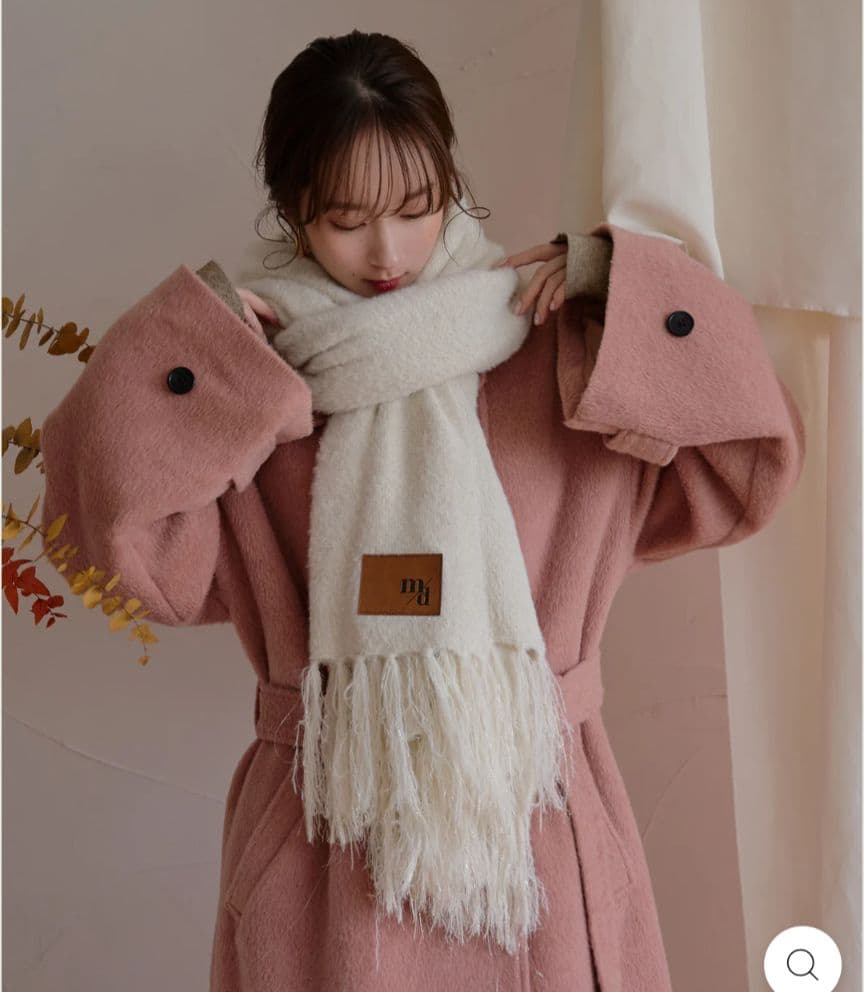 あ*ち様 mideal オリジナルグリッターシャギーマフラー