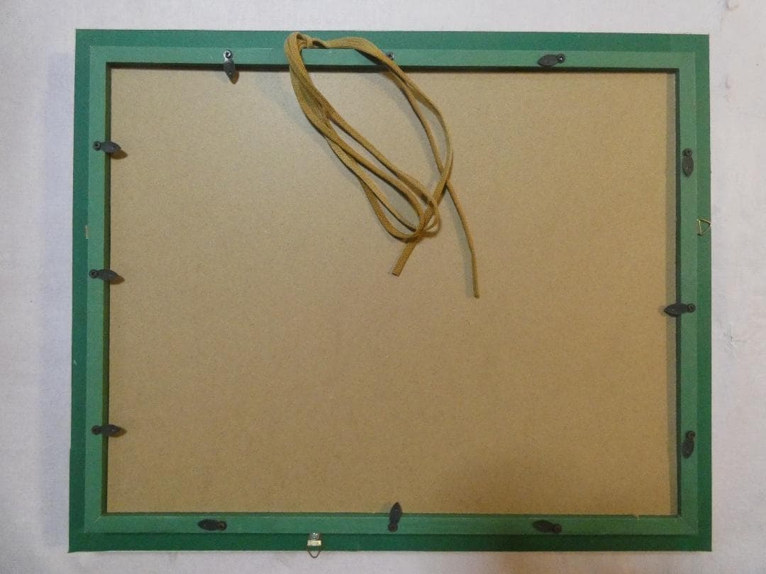 油絵 　天野喜孝「人物」 サインF6サイズ額装済み 肉筆手描き