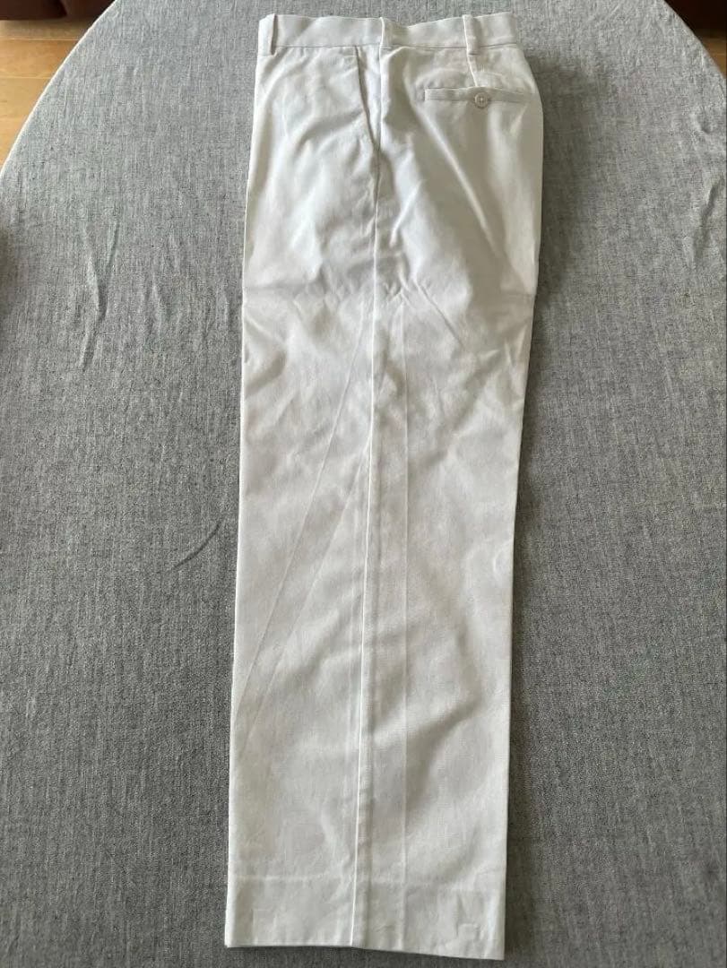 YAECA Chino Cloth Trousers Creased ホワイト
