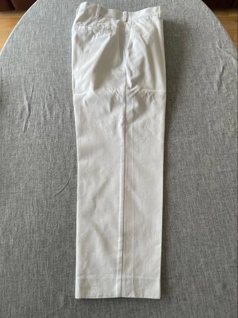 YAECA Chino Cloth Trousers Creased ホワイト