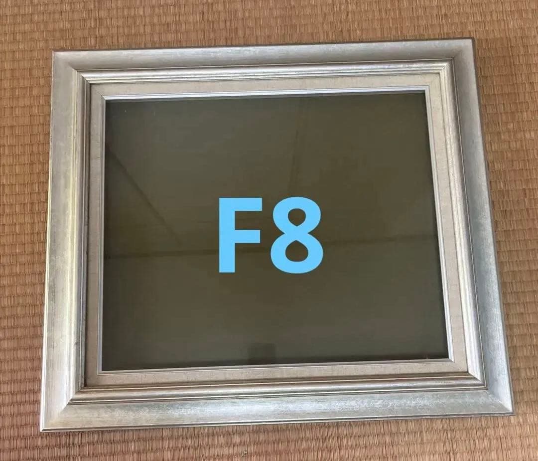 シルバー装飾額縁 油彩額縁　F8