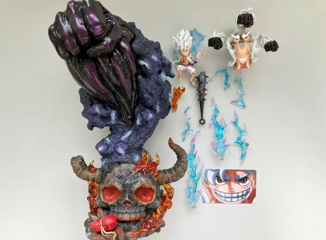 ワンピースOMO ギア5 ルフィニカ ガレージキットガレキ スタチューフィギュア