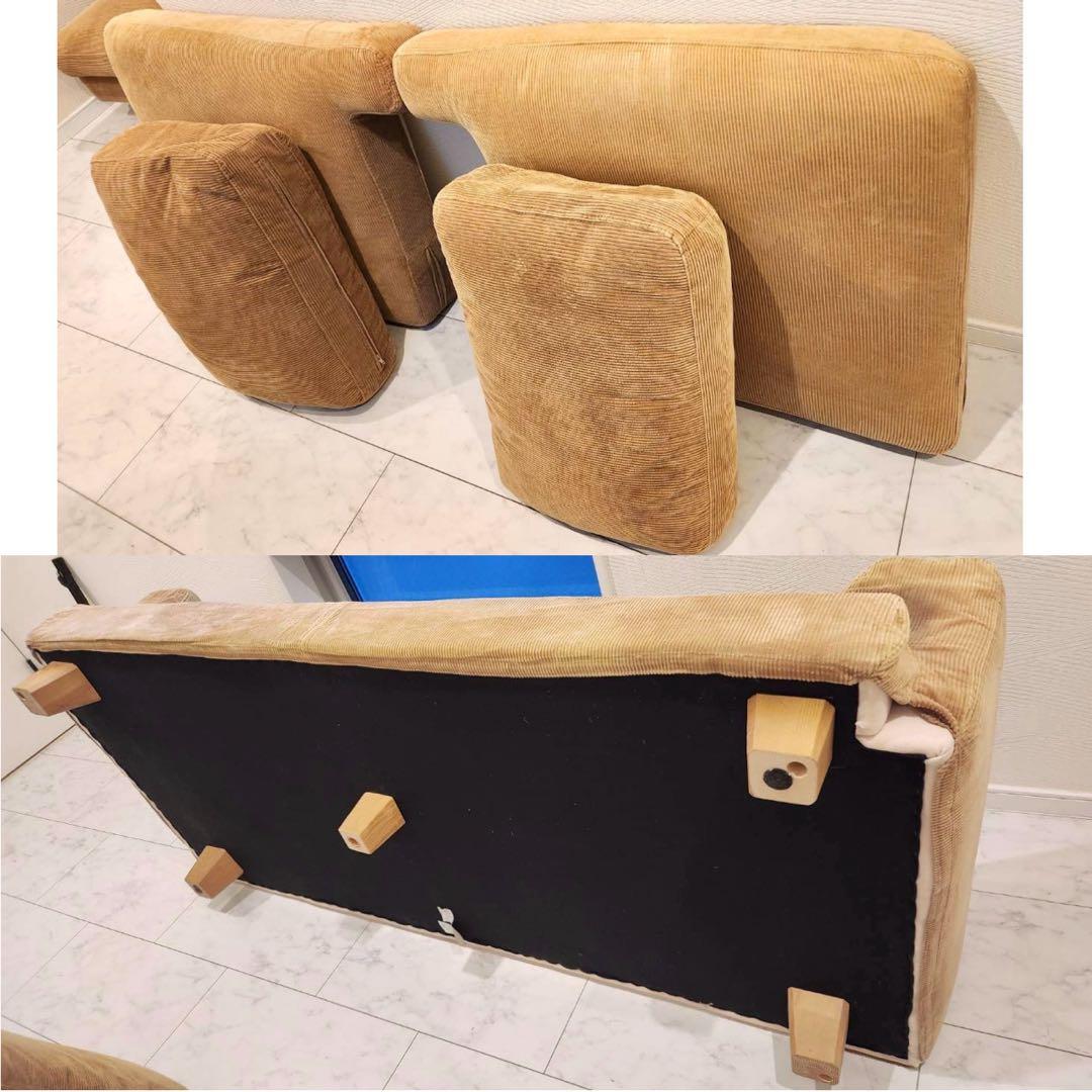 unico ウニコ GREIG（グレイグ）カバーリング3人掛けソファ&オットマン