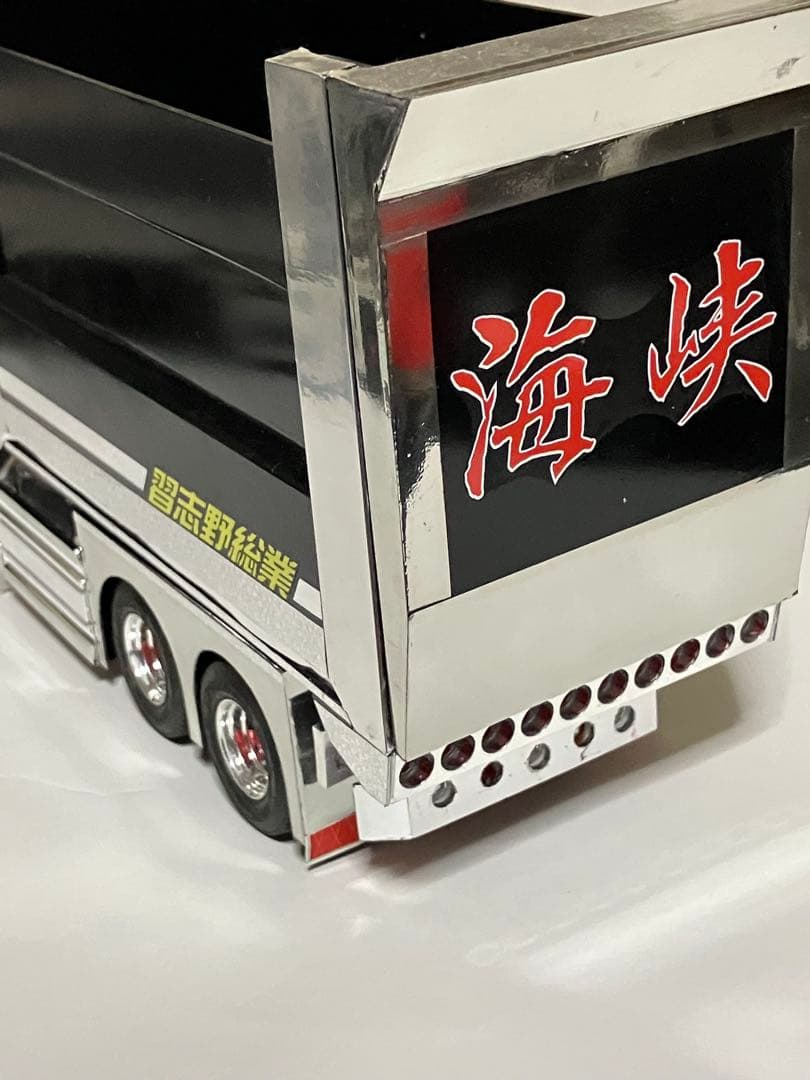 デコトラダンプ、スパグレ、デカ箱ダンプ、プラモデル1／32完成品