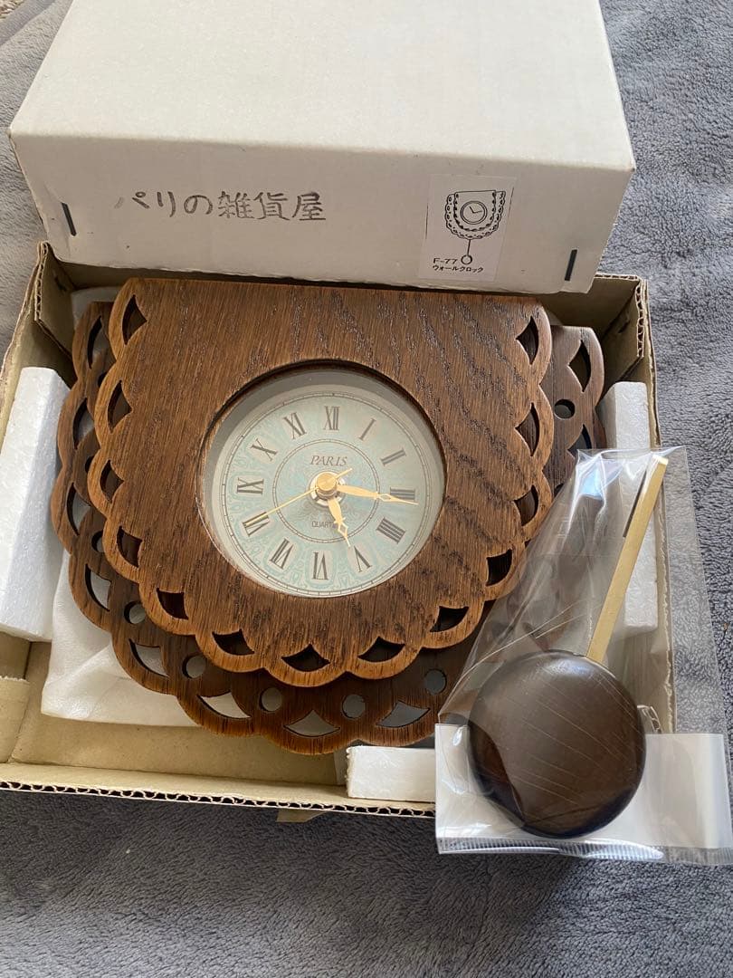 パリの雑貨屋　ウォールクロック　振り子時計