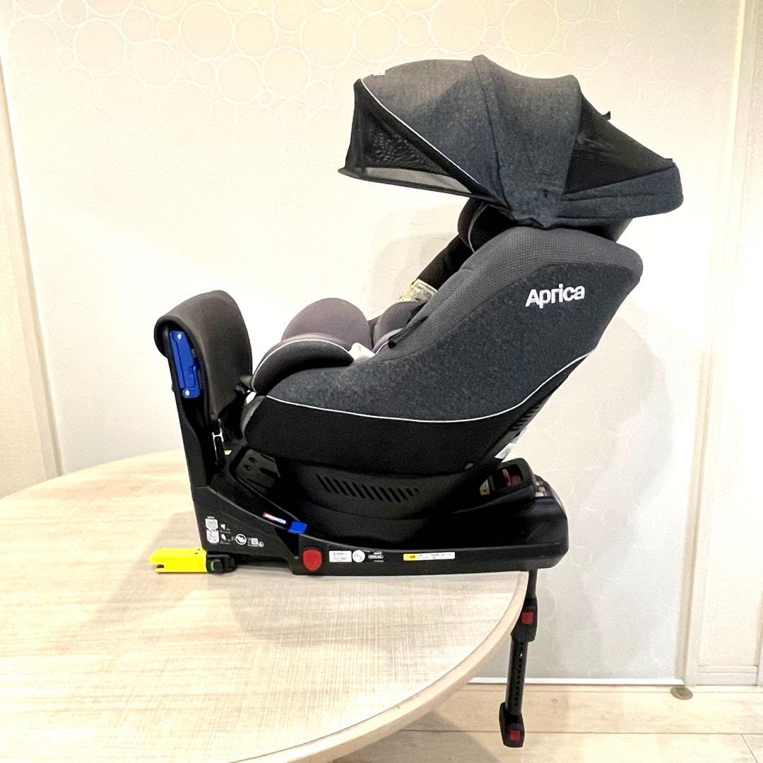 【美品】Aprica クルリラ プレミアム ISOFIX 回転式 上位モデル