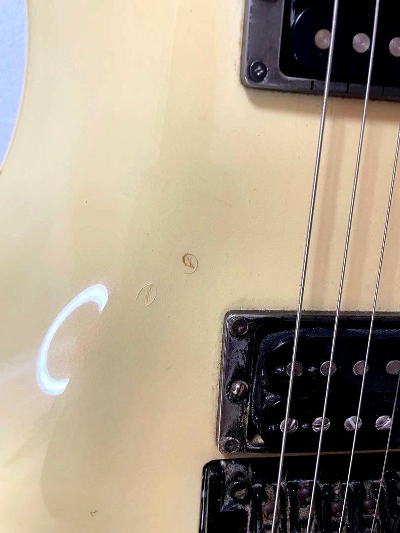 ハ*ー様 Ibanez エレキギター クリーム色 ハムバッカー