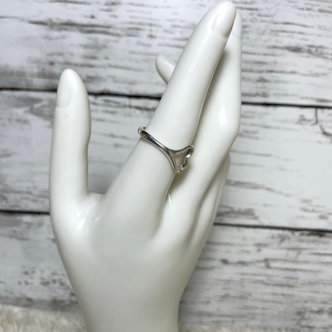 TIFFANY&Co.ティファニー　オープンハートリング　12号 925