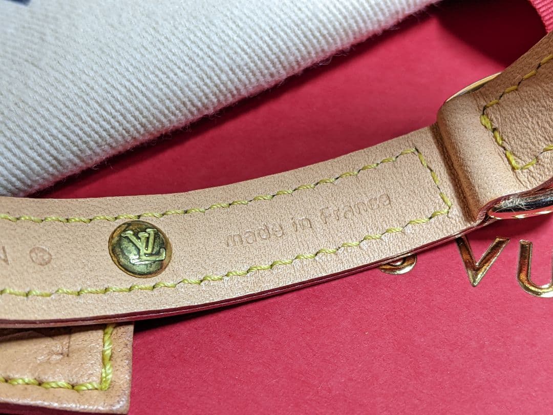 美品 LOUIS VUITTON ルイヴィトン モノグラム ドッグカラー 首輪