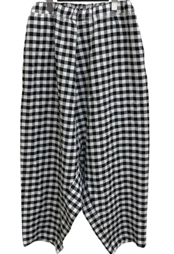 BLACK COMME des GARCONSエステルギンガムチェック サルエル