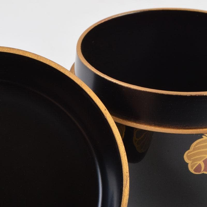 茶道具　蒔絵師　宗祥作　高台寺蒔絵　棗　共箱　V　9174