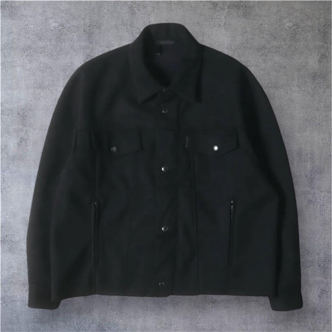 N.hollywood フェイク スウェード レザー トラッカー ブルゾン