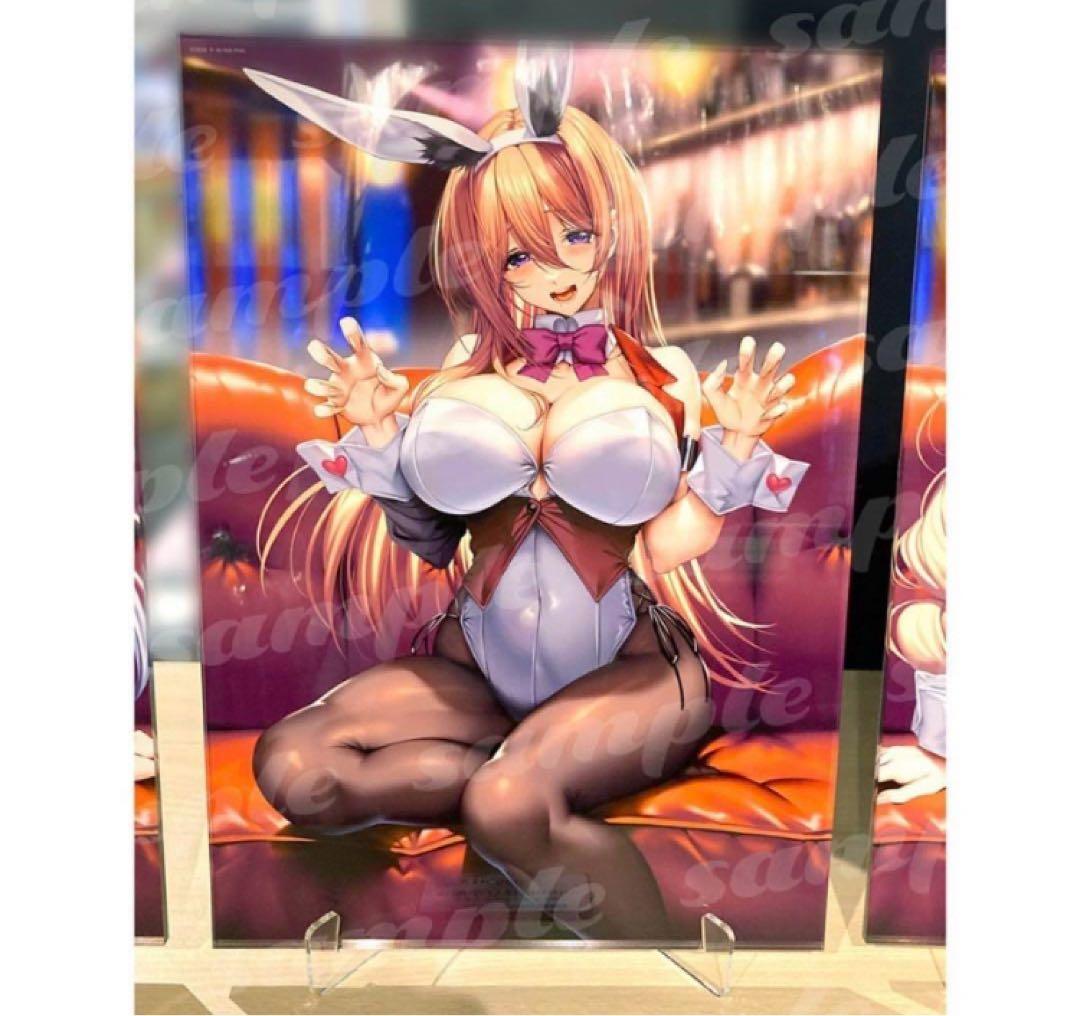 ピロ水　アマカノ2 はにかみ彼女　キャラファインアクリル 来海志乃羽 bunny