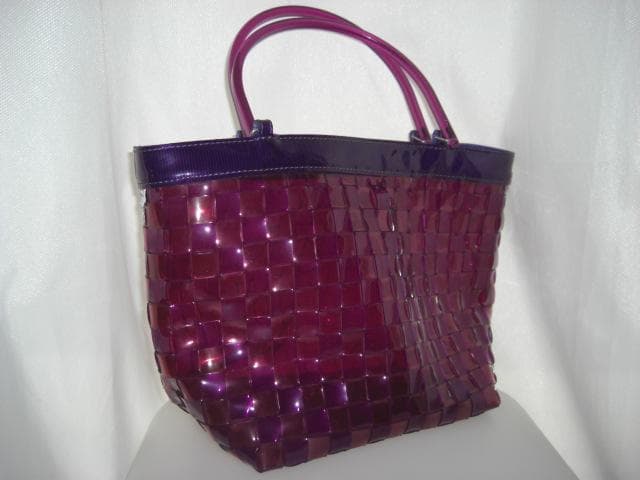 Agnes b アニエスベー 編込バッグ 一点物 レア ヴィンテージ 箱入菓子付