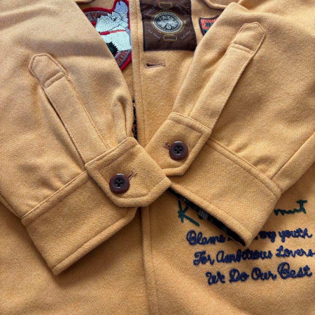 Karl Helmut カールヘルム ワッペンジャケット L マスタード