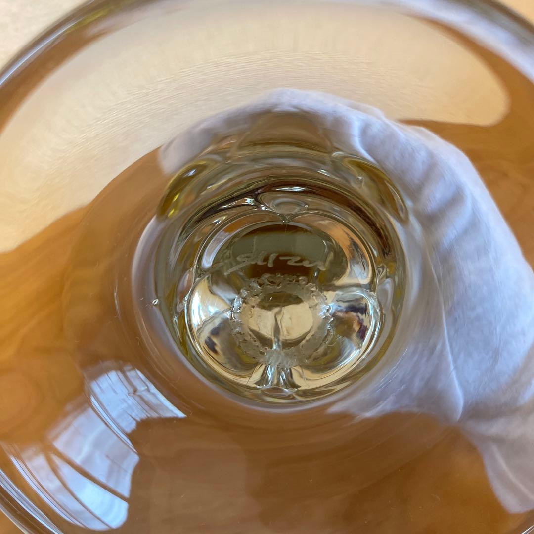 民藝　舩木倭帆さん　吹きガラス　キャンドルスタンド