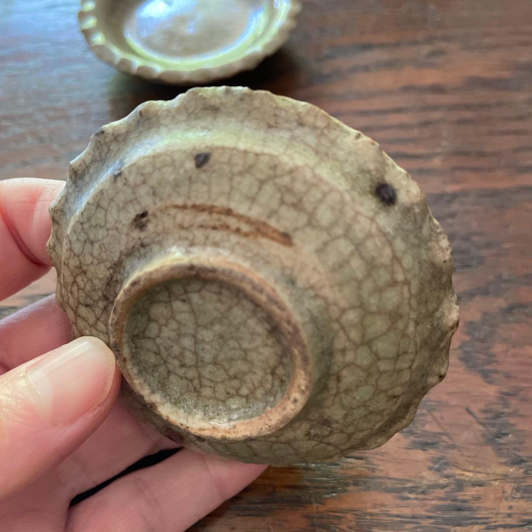 アンティーク　御深井焼　豆皿　2つセット