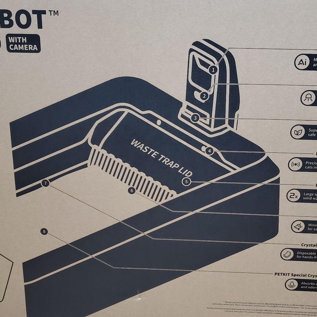 未開封 猫用トイレ PETKIT PUROBOT CRYSTAL DUO カメラ
