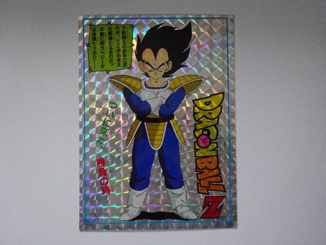 【DX CARD】ドラゴンボール ジャンボカードダス ベジータ 孫悟飯