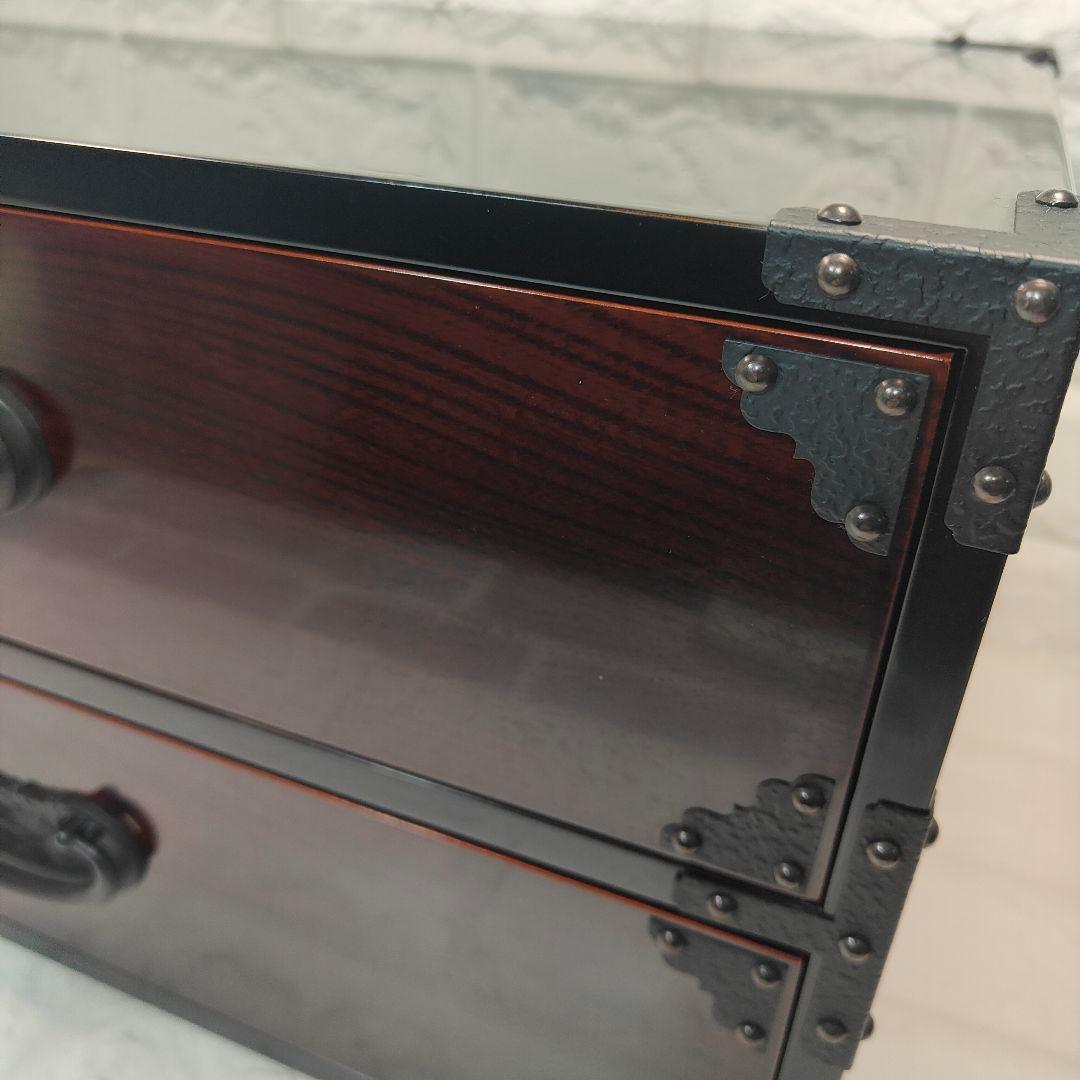 仙台小箪笥 赤漆 45×30×25cm