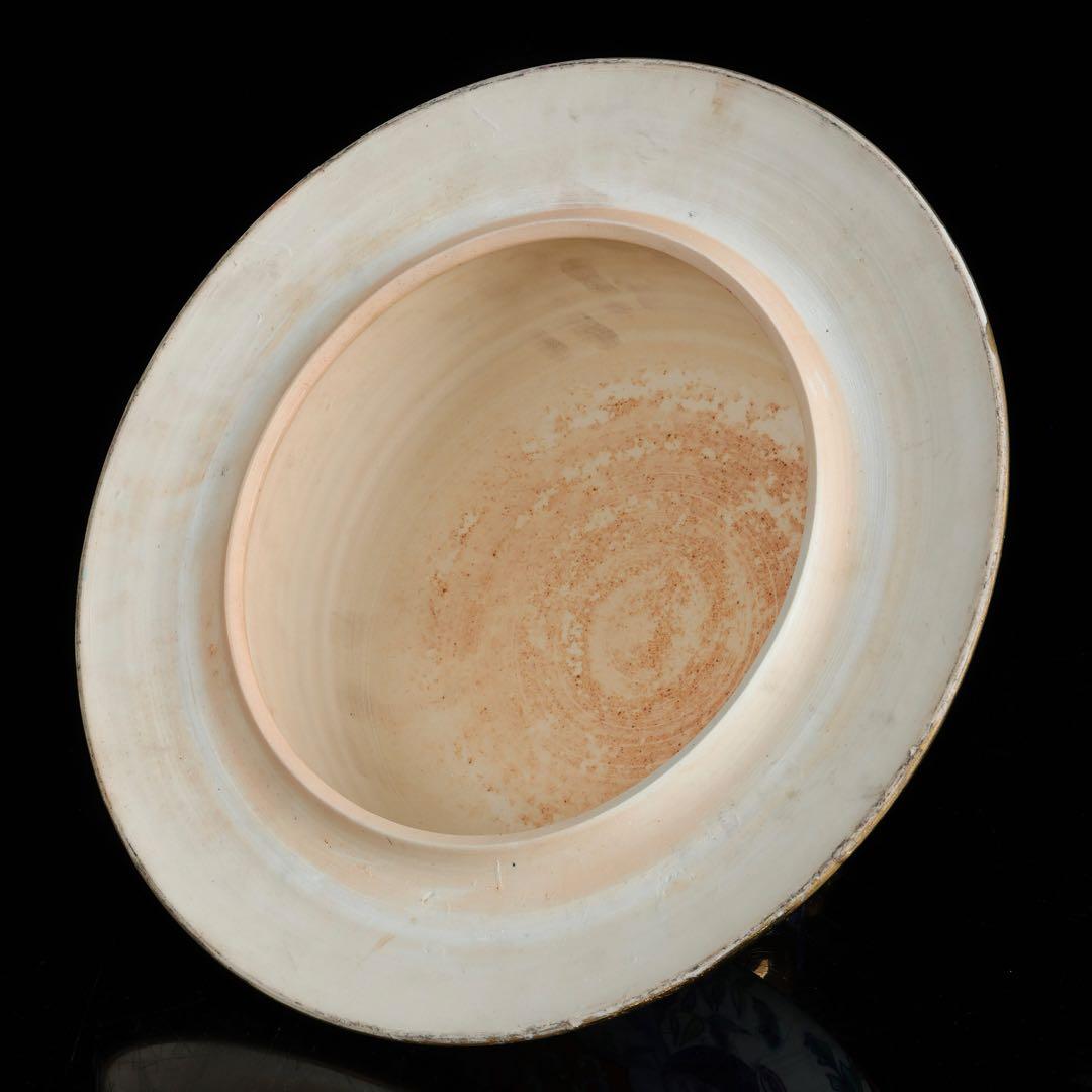 有田焼 染錦窓絵花鳥尽之図 獅子摘蓋付 沈香壺 特大99㎝ 飾壺 古美術 骨董品