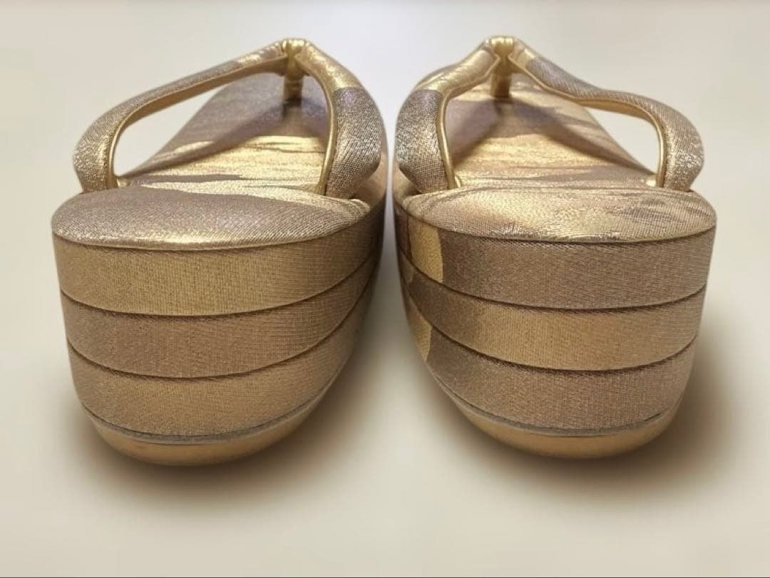 《極美品・箱付き》伊と忠　草履バッグセット　帯地