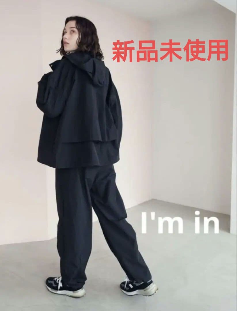 受注生産 完売 I'm in 辻元舞バルーンフードジャケット ブラック サイズL