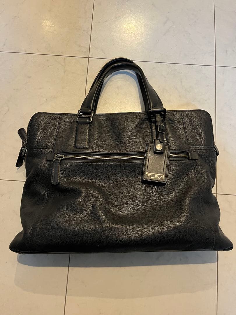 【超メルカリ市終了前セール】TUMI ビジネスバッグ 68516D 牛革 レザー