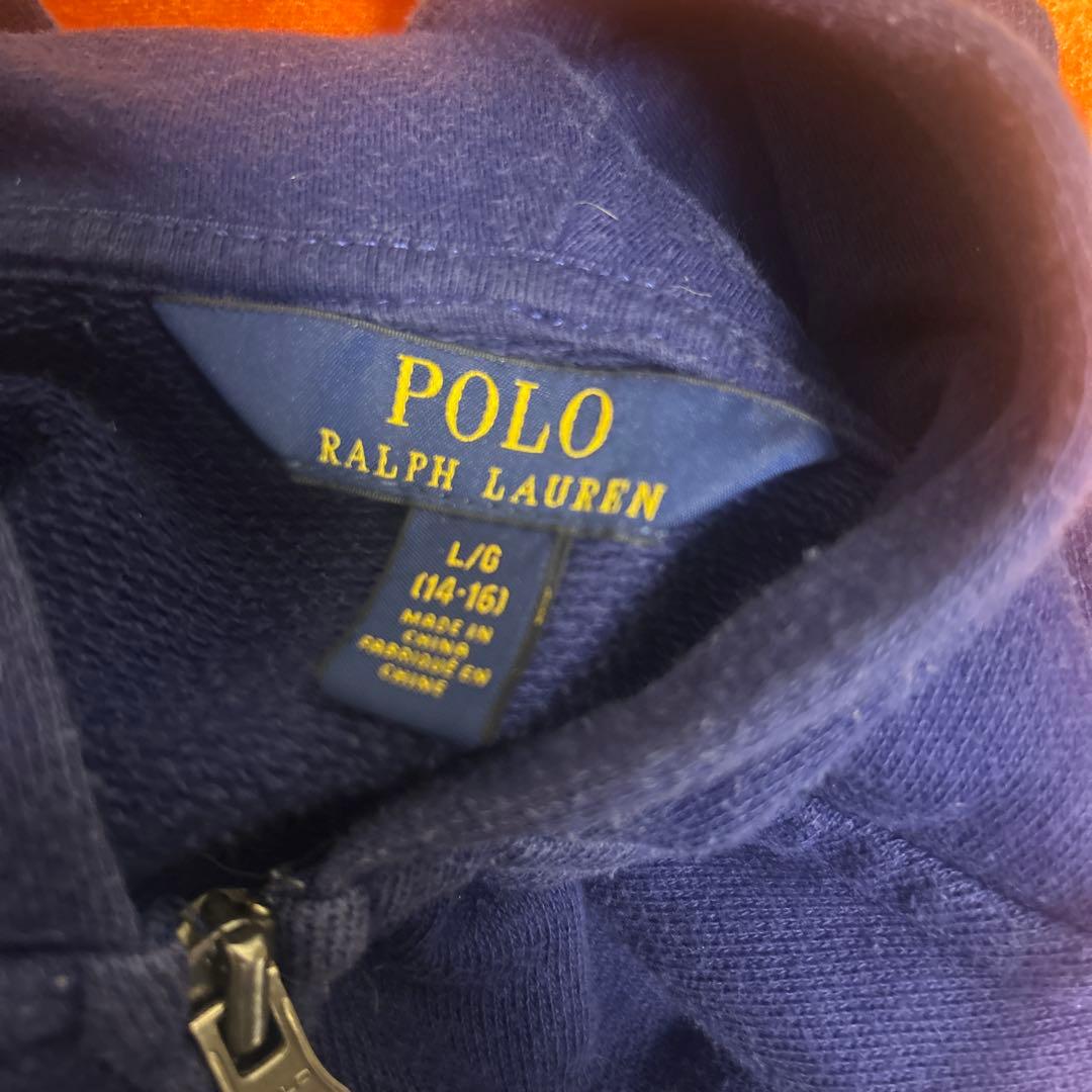 polo by Ralph Lauren ジップパーカー 短丈 ビッグポニー