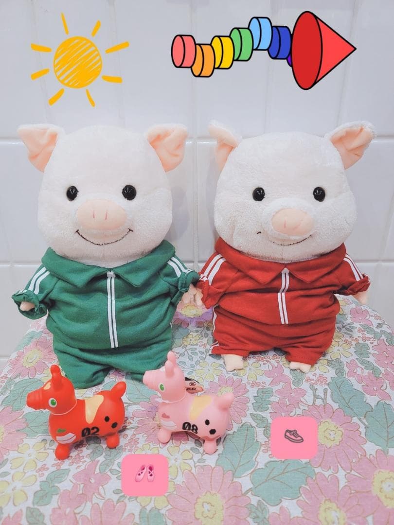 0 ぷーとん おでかけ デニム マスコット 016600