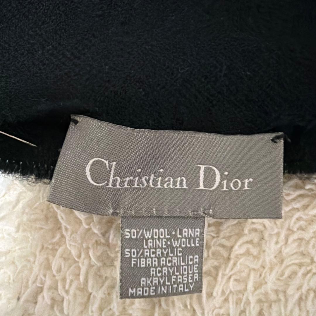 専用　Christian Dior ロゴマフラー ブラック