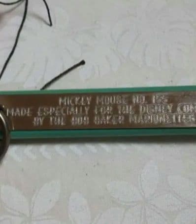 ミッキー操り人形 レトロ　マリオネット 希少　ディズニー　ヴィンテージ　美品