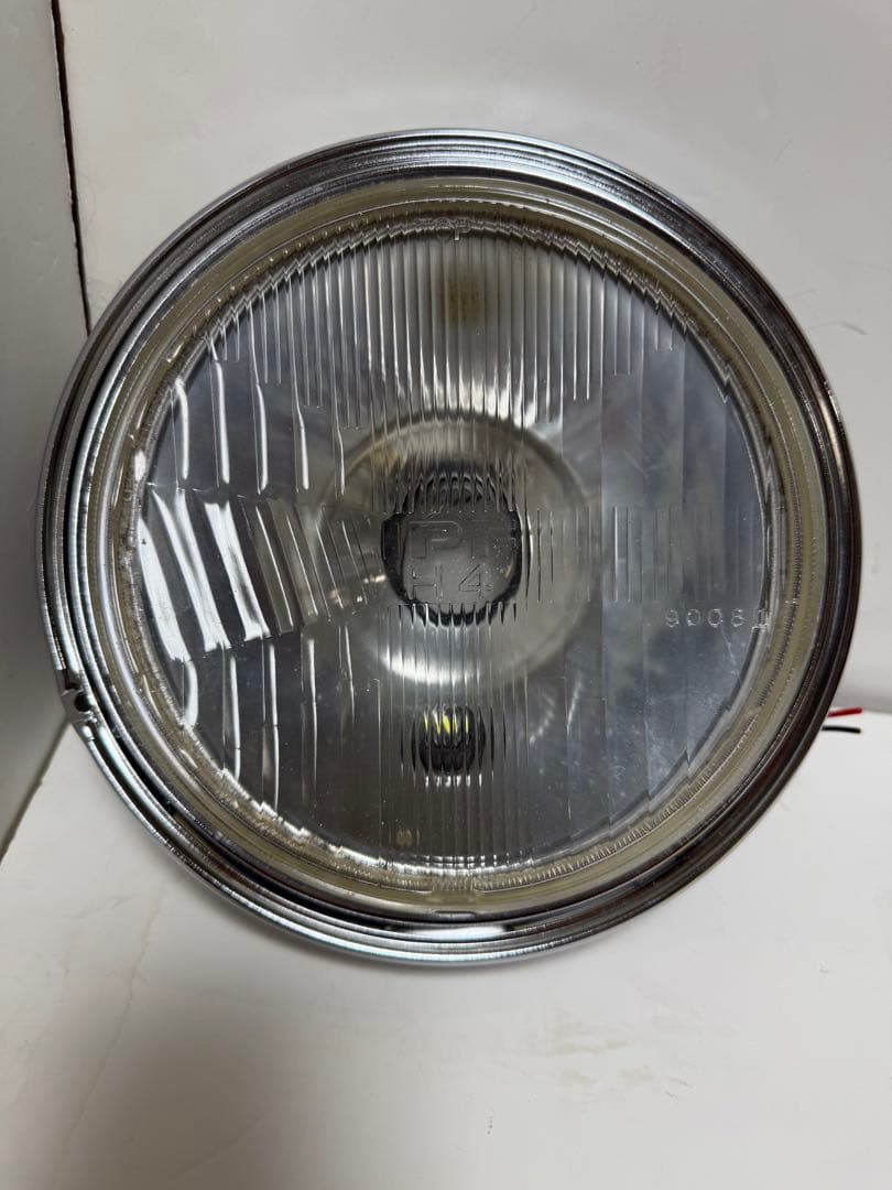 当時物IPF凹みレンズ付ヘッドライトレンズ/シビエマーシャルCIBIE