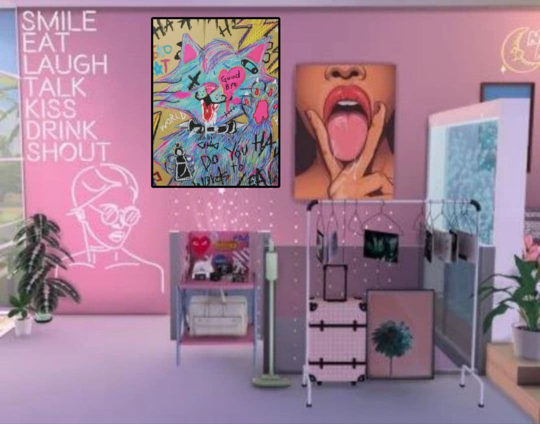 【段ボールペイント】Do you have words to leave?