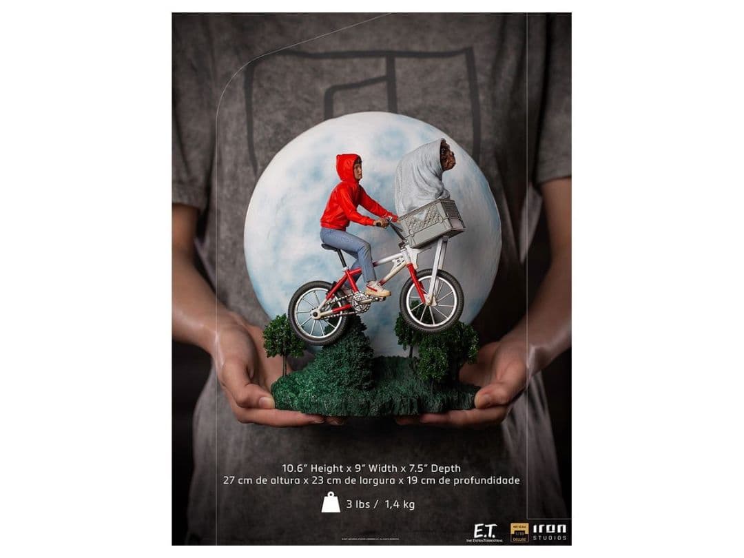 1/10サイズ　 E.T. エリオット　デラックス・アートスケール フィギュア