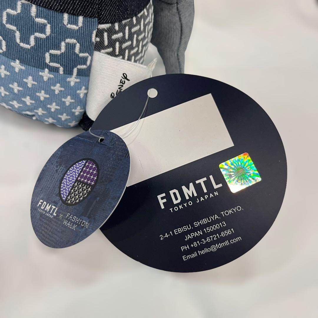日本未発売　FDMTL ディズニー ミッキー ミッキーマウス　刺し子　ぬいぐるみ