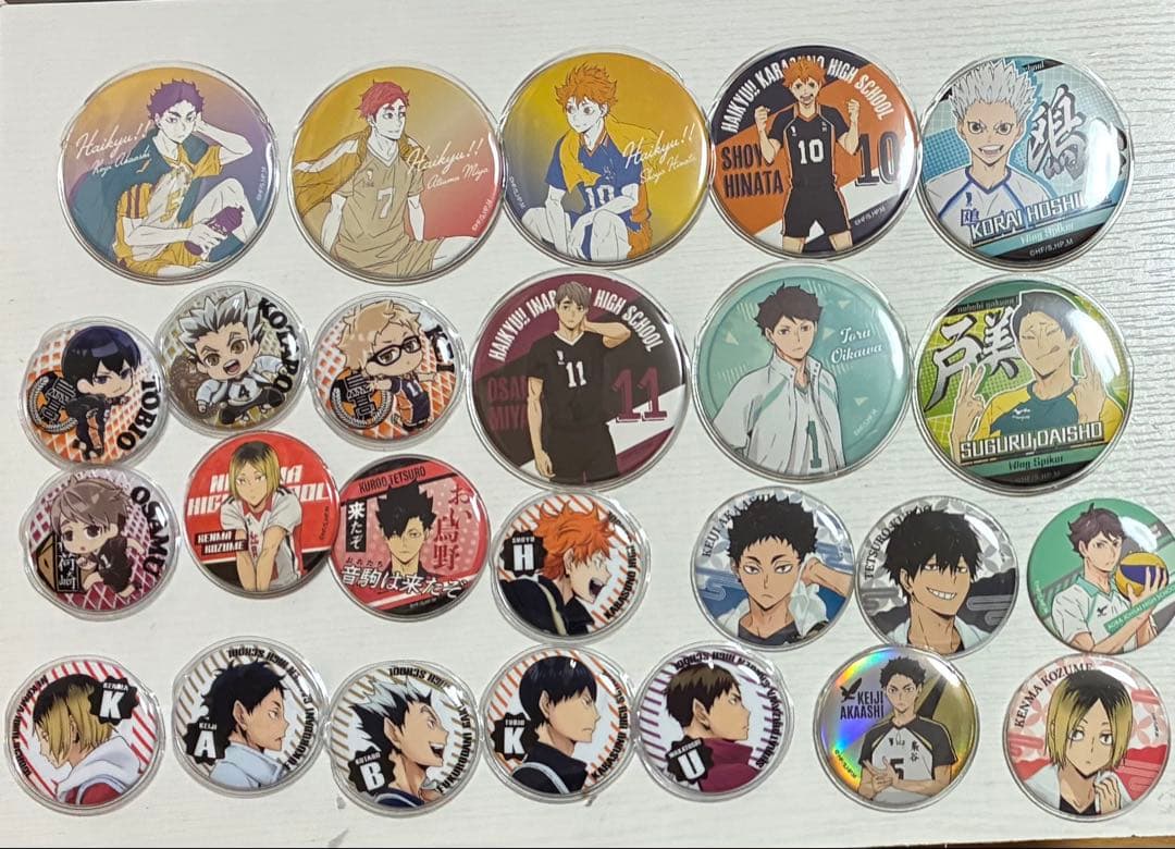 ハイキュー!!缶バッチ　バラ売り可
