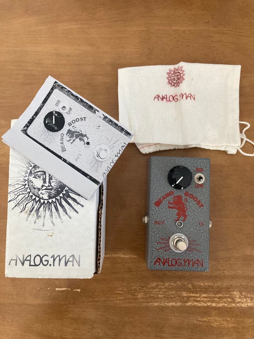 【美品 値下げ】ANALOG.MAN beano boost エフェクター